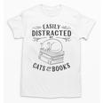 Easily Distracted By Cats And Books For Women Unisex T-Shirt