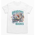 Easily Distracted By Dragons And Books Bookworm Unisex T-Shirt