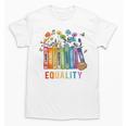 Equal Rights Book Flower Equality Peace Love Kindness Book Unisex T-Shirt Equal Rights Book Flower Equality Peace Love Kindness Book Unisex T-Shirt
