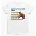 Equinetrovert Definition Equine Horse Riding Introvert Unisex T-Shirt Equinetrovert Definition Equine Horse Riding Introvert Unisex T-Shirt