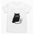 First Of All I’m A Delight Cute Cat Books Coffee Humor Unisex T-Shirt