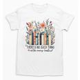 Floral Book There's No Such Thing As Too Many Book Lover Unisex T-Shirt