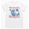 Girl Reading Book Summer Beach Vacation For Book Lover Unisex T-Shirt Girl Reading Book Summer Beach Vacation For Book Lover Unisex T-Shirt