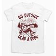 Go Outside Read a Book Vintage Bibliophiles Unisex T-Shirt Go Outside Read a Book Vintage Bibliophiles Unisex T-Shirt