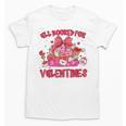 Groovy All Booked For Valentines Books Pink Coquette Bow Unisex T-Shirt