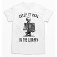 Halloween Skeleton Pun Book Lover Library Joke Unisex T-Shirt