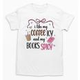 Iced Coffee & Reading Smut Books Girly Spicy Novels Unisex T-Shirt Iced Coffee & Reading Smut Books Girly Spicy Novels Unisex T-Shirt