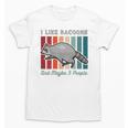 Introvert Raccoon Animal Lover Trash Panda Antisocial Retro Unisex T-Shirt