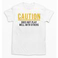 Introverted Does Not Play Well Competitive Athletic Unisex T-Shirt Introverted Does Not Play Well Competitive Athletic Unisex T-Shirt
