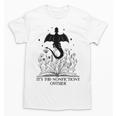 It's Too Nonfictiony Outside Book Dragon Reading Fantasy Era Premium Tri-Blend Unisex T-Shirt