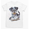 Nerdy Schnauzer Dog Book Lover Glasses Cute Pet For Men Women Kids Unisex T-Shirt Nerdy Schnauzer Dog Book Lover Glasses Cute Pet For Men Women Kids Unisex T-Shirt