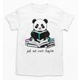 Panda Reading Chapter Books Unisex T-Shirt