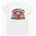 I Read Alotl Axolotl Retro Reading Books Lover Vintage Unisex T-Shirt I Read Alotl Axolotl Retro Reading Books Lover Vintage Unisex T-Shirt