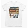Read Blue Liberty Books July 4th Independence Unisex T-Shirt Read Blue Liberty Books July 4th Independence Unisex T-Shirt