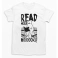 Read More Books Ghost Halloween Reading Teacher Literacy Unisex T-Shirt