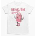 Read 'Em Western Cowgirl Retro Groovy Reading Books Unisex T-Shirt