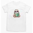 I Read Past My Bedtime Reading Sloth Book Lover Unisex T-Shirt