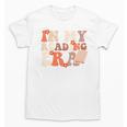In My Reading Era Groovy Book Lovers Library Reading Women Unisex T-Shirt