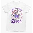 Reading Is My Favorite Sport Saying Quote Book Lovers Unisex T-Shirt
