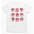 Reading Heart Book Valentines Day Teacher Women Girl Unisex T-Shirt