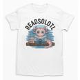 Readsolotl Book Lover Reading Axolotl Kids Reader Unisex T-Shirt