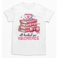Retro Groovy Valentine Men Women Kid Tees By Emily All Booked For Valentines Book Reading Bookworm Nerdy Unisex T-Shirt