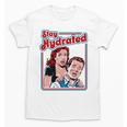 Retro Vampire Book Cover Style Stay Hydrated Halloween Unisex T-Shirt