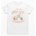 I Run ON HOT Tea & Books Reader Reading Meme Unisex T-Shirt
