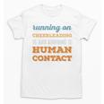 Running On Cheerleading Social Introvert Humor Vintage Unisex T-Shirt Running On Cheerleading Social Introvert Humor Vintage Unisex T-Shirt