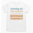Running On Fish Keeping Social Introvert Humor Vintage Unisex T-Shirt