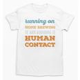 Running On Home Brewing Social Introvert Humor Vintage Unisex T-Shirt