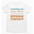 Running On Paper Crafts Social Introvert Humor Vintage Unisex T-Shirt Running On Paper Crafts Social Introvert Humor Vintage Unisex T-Shirt