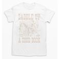 Saddle Up With a Good Book Cowgirl Western Women Vintage Unisex T-Shirt Saddle Up With a Good Book Cowgirl Western Women Vintage Unisex T-Shirt