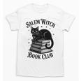 Salem Witch Book Club Bookish Halloween Cat Women Unisex T-Shirt