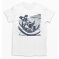 Schnauzer Hammock Reading Book Schnauzer Glasses Unisex T-Shirt