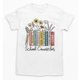 School Counselor Wildflower Book School Counseling Life Unisex T-Shirt School Counselor Wildflower Book School Counseling Life Unisex T-Shirt