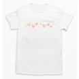 School Librarian Valentines Day Daisy Library Book Lover Premium Unisex T-Shirt