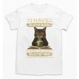 i Have Selective Hearing Cat Coffee Books Retro Unisex T-Shirt i Have Selective Hearing Cat Coffee Books Retro Unisex T-Shirt