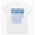Silent Girls Are DangerousFor Quiet Introvert Girl Unisex T-Shirt Silent Girls Are DangerousFor Quiet Introvert Girl Unisex T-Shirt