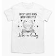 Smutty Book Lovers Romantasy Dark Fairy Tales Romance Reader I Dont Watch Porn Small Grey Unisex T-Shirt Smutty Book Lovers Romantasy Dark Fairy Tales Romance Reader I Dont Watch Porn Small Grey Unisex T-Shirt