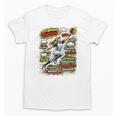 Softball Outfielder Best Traits Brave Retro Comic Book Art Premium Tri-Blend Unisex T-Shirt