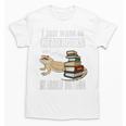 Tiny Dinosaur Read Books & Pet My Bearded Dragon Lover Premium Tri-Blend Unisex T-Shirt