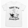 Today I'm A Serious Goose Animal Reading Book Lovers Unisex T-Shirt Today I'm A Serious Goose Animal Reading Book Lovers Unisex T-Shirt