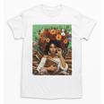 History Month Black Afro Girl Women Book Lovers Floral Unisex T-Shirt
