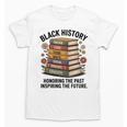 History Month Teacher Reading Book Lover Floral Stack Premium Tri-Blend Unisex T-Shirt