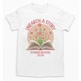 Unearth a Story 2026 Summer Reading Program Flowers Book Premium Tri-Blend Unisex T-Shirt Unearth a Story 2026 Summer Reading Program Flowers Book Premium Tri-Blend Unisex T-Shirt