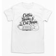 Vintage Retro Coffee Books & Cat Naps Unisex T-Shirt Vintage Retro Coffee Books & Cat Naps Unisex T-Shirt