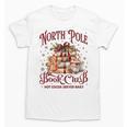 Vintage Retro North Pole Book Club Hot Cocoa Unisex T-Shirt