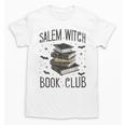 Vintage Salem Book Club Cat Bookish Spooky Halloween Unisex T-Shirt