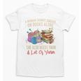 A Woman Cannot Survive On Books Alone She Needs Yarn Crochet Premium Tri-Blend Unisex T-Shirt